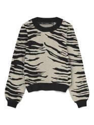 Vero Moda Sweter w kolorze beżowym rozmiar: XS. Brązowe swetry Vero Moda, xs, bez wzorów, bez ramiączek. Za 74.63 zł.