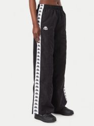 Kappa Spodnie dresowe Odette 332E1BW Czarny Comfort Fit. Czarne spodnie dresowe Kappa, bez wzorów, z dresówki. Za 229.99 zł.