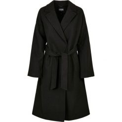 Klasyczny płaszcz damski Urban Classics Oversized (GT). Czarne płaszcze Urban Classics, m, bez wzorów, z materiału, klasyczne, bez kaptura. Za 424.95 zł.