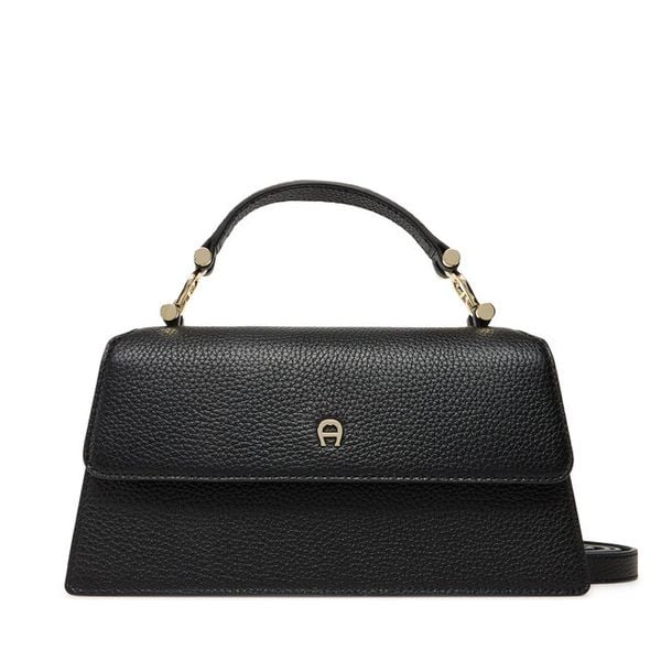 Torebka Aigner. Czarne torebki klasyczne Aigner, bez wzorów, klasyczne, bez dodatków. Za 1,379.00 zł.