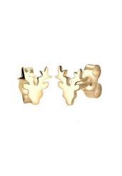 Elli Damski Motyw Jelenia Zabawa w srebrze próby 925 Sterling Silver Kolczyki 1 ct. Szare kolczyki Elli, srebrne. Za 333.99 zł.