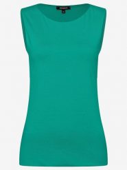 Mars & More Top w kolorze turkusowym rozmiar: 40. Niebieskie topy Mars & More, bez wzorów, bez kołnierzyka, bez ramiączek. Za 43.99 zł.