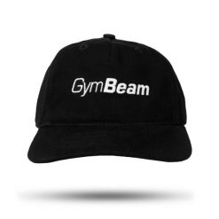Czapka unisex fitness z zakrzywionym daszkiem Dad Cap. Czarne czapki z daszkiem GYMBEAM, bez wzorów, z bawełny, klasyczne. Za 53.90 zł.