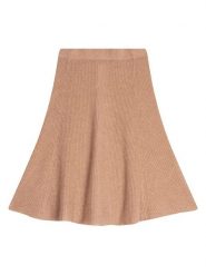 Perfect Cashmere Kaszmirowa spódnica "Shaw" w kolorze beżowym rozmiar: M. Brązowe spódnice Perfect Cashmere, m, bez wzorów, z kaszmiru, midi. Za 304.56 zł.