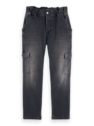 Scotch & Soda Dżinsy - Tapered fit - w kolorze antracytowym rozmiar: W28/L32. Czarne jeansy Scotch & Soda, l, bez wzorów, z podwyższonym stanem. Za 245.96 zł.