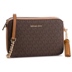 Torebka MICHAEL Michael Kors. Brązowe listonoszki MICHAEL Michael Kors, bez wzorów, bez dodatków. Za 739.99 zł.