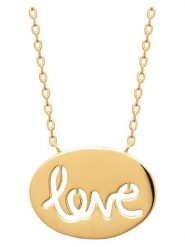 L'Atélier Précieux Pozłacany naszyjnik z elementem ozdobnym - dł. 45 cm rozmiar: onesize. Żółte naszyjniki l'Atelier precieux, z materiału, pozłacane. Za 173.99 zł.