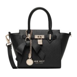 Torebka Nine West. Czarne torebki klasyczne Nine West, bez wzorów, klasyczne, bez dodatków. Za 329.99 zł.