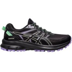 Buty do biegania Asics Trail Scout 2 W 1012B039 010 czarne. Czarne buty do biegania ASICS, bez wzorów, z syntetyku, bez zapięcia, do biegania. Za 411.69 zł.
