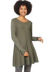 Heine Sweter w kolorze khaki rozmiar: 40. Brązowe swetry Heine, bez wzorów, bez ramiączek. Za 92.42 zł.