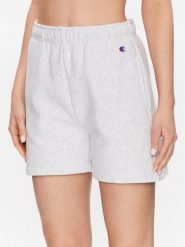 Champion Szorty sportowe Minimal Reverse Weave 116247 Szary Regular Fit. Szare szorty sportowe Champion, bez wzorów, z bawełny. Za 99.99 zł.