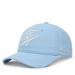 Czapka z daszkiem Tommy Hilfiger. Niebieskie czapki z daszkiem Tommy Hilfiger, bez wzorów. Za 209.99 zł.