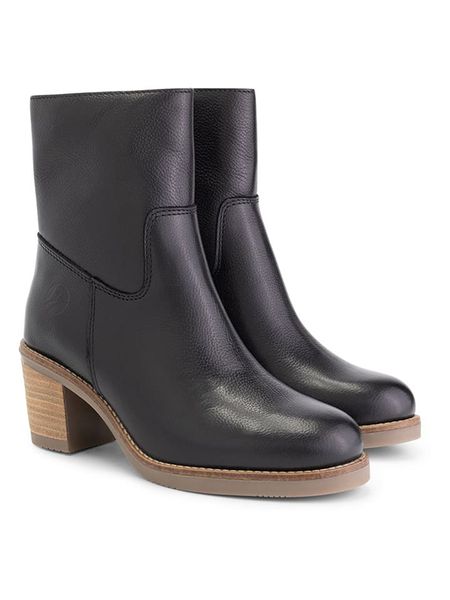 TRAVELIN' Skórzane botki "Sartene" w kolorze czarnym rozmiar: 40. Czarne botki Travelin', bez wzorów, eleganckie, bez obcasa, bez zapięcia. Za 400.65 zł.