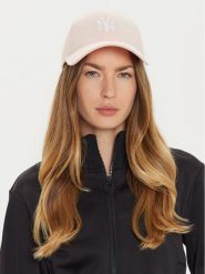 New Era Czapka z daszkiem Cosy New York Yankees 60565257 Różowy. Czerwone czapki z daszkiem New Era, bez wzorów, z materiału. Za 89.99 zł.
