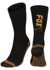 Długie skarpety Fox thermolite. Brązowe skarpetki FOX, bez wzorów, z lycry. Za 118.00 zł.