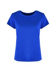 North Sails T-shirt | 90 2356 000 | T-Shirt S/S W/Logo | Kobieta | Niebieski. Niebieskie t-shirty North Sails, s, bez wzorów, z bawełny, bez kołnierzyka, bez ramiączek. W wyprzedaży za 99.00 zł.