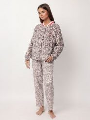 Disney Kurtka polarowa "Peanuts" w kolorze jasnoróżowo-czarnym rozmiar: M. Różowe kurtki Disney, m, bez wzorów, z polaru, bez kaptura. Za 165.99 zł.