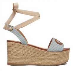 Espadryle Liu Jo. Niebieskie espadryle Liu Jo, bez wzorów, bez obcasa. Za 419.99 zł.