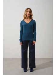 AUTHENTIC CASHMERE Kaszmirowy sweter "Chelsea" w kolorze niebieskim rozmiar: XL. Niebieskie swetry AUTHENTIC CASHMERE, xl, bez wzorów, z kaszmiru, bez ramiączek. Za 484.31 zł.
