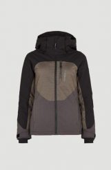 Kurtka zimowa na narty i snowboard damska O'Neill Carbonite 10K/10K. Czarne kurtki narciarskie O'Neill, na zimę, l, bez wzorów, z materiału, z kapturem, narciarskie. Za 399.00 zł.