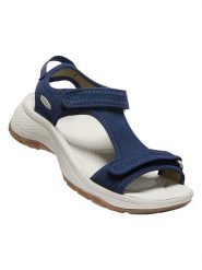 Keen Skórzane sandały "Astoria West T-Strap" w kolorze granatowym rozmiar: 35,5. Niebieskie sandały Keen, bez wzorów, klasyczne, z otwartym noskiem, bez obcasa, bez zapięcia. Za 138.87 zł.