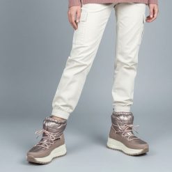 Złoty Róż Śniegowce Filippo Stylowe Damskie Buty Na Platformie. Żółte śniegowce Filippo, bez wzorów, bez zapięcia. Za 159.00 zł.