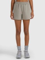 4F Szorty sportowe w kolorze khaki rozmiar: S. Brązowe szorty sportowe 4f, bez wzorów, z materiału, outdoorowe. Za 65.85 zł.