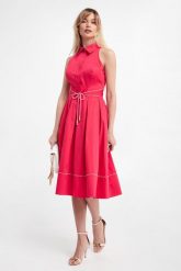 Sukienka ELISABETTA FRANCHI. Sukienki Elisabetta Franchi, bez wzorów, bez kołnierzyka, bez ramiączek. W wyprzedaży za 1,397.22 zł.