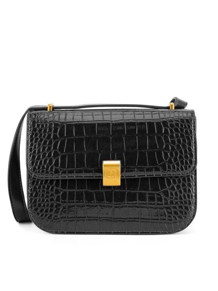 Gino Rossi Torebka CS6905-W Czarny. Czarne listonoszki Gino Rossi, bez wzorów, z tworzywa sztucznego, bez dodatków. Za 229.99 zł.