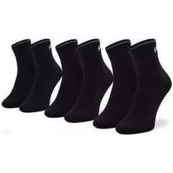 Skarpetki sportowe dla dorosłych 3PPK Unisex Mesh Ventilation Quarter Socks. Białe skarpetki Skechers, bez wzorów, z meshu. Za 29.99 zł.