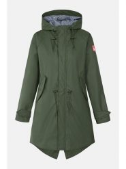 Derbe Parka funkcyjna w kolorze zielonym rozmiar: 44. Zielone płaszcze Derbe, s, bez wzorów, bez kaptura. Za 324.26 zł.