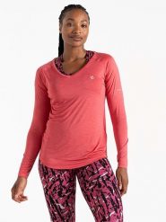 Dare 2b Koszulka funkcyjna "Discern" w kolorze czerwonym rozmiar: 44. Czerwone t-shirty sportowe Dare 2b, bez wzorów, z materiału, bez ramiączek, outdoorowe. Za 52.17 zł.