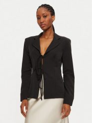 Haveone Marynarka JVS-M062 Czarny Slim Fit. Czarne marynarki i żakiety Haveone, l, bez wzorów, z syntetyku, bez ramiączek. Za 279.99 zł.