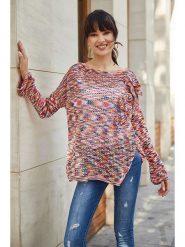 Milan Kiss Sweter ze wzorem rozmiar: XL. Swetry Milan Kiss, xl, bez wzorów, z bawełny, bez ramiączek. Za 83.62 zł.
