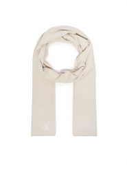 Calvin Klein Szalik LV04F8099G Kremowy. Białe szaliki i kominy Calvin Klein, bez wzorów, z wiskozy. Za 209.99 zł.