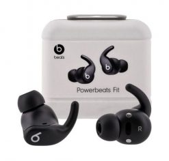 Apple Powerbeats Fit Jet Black - słuchawki dokanałowe, czarne. Czarne słuchawki douszne Apple. Za 935.99 zł.
