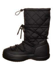 Moon Boot Kozaki zimowe "Mezzaluna" w kolorze czarnym rozmiar: 36. Czarne kozaki Moon Boot, na zimę, bez wzorów, z materiału, eleganckie, bez obcasa, bez zapięcia. Za 504.95 zł.