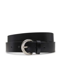 Pasek Damski Calvin Klein Jeans. Czarne paski Calvin Klein Jeans, bez wzorów, z jeansu, casualowe. Za 159.99 zł.