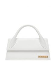 JACQUEMUS Torebka Le Chiquito Long 21H213BA004-3000 Biały. Białe torebki klasyczne JACQUEMUS, bez wzorów, ze skóry, bez dodatków. Za 2,779.00 zł.