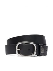 Tommy Jeans Pasek Tjw Oval 3.0 Buckle AW0AW18812 Czarny. Czarne paski Tommy Jeans, bez wzorów, z jeansu. Za 169.99 zł.