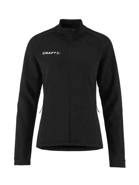 Craft Extend 2.0 Kurtka damska z zamkiem – elastyczny midlayer. Czarne kurtki Craft, m, bez wzorów, z elastanu, bez kaptura. Za 377.55 zł.