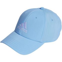 Czapka z daszkiem adidas Embroidered Logo Lightweight Baseball. Niebieskie czapki z daszkiem adidas, bez wzorów, sportowe. Za 59.00 zł.