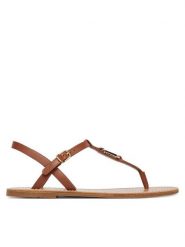 Tommy Hilfiger Sandały Leather Thong Sandal FW0FW09127 Brązowy. Brązowe sandały Tommy Hilfiger, bez wzorów, ze skóry, bez obcasa, na płaskiej podeszwie, bez zapięcia. Za 409.99 zł.