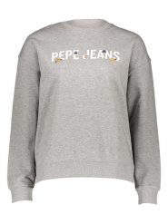 Pepe Jeans Bluza w kolorze szarym rozmiar: M. Szare bluzy Pepe Jeans, m, bez wzorów, z bawełny, bez kaptura. Za 180.91 zł.