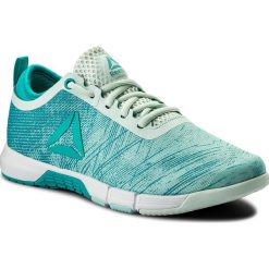 Buty Reebok - Speed Her Tr CN0994 Blue Lagoon/Teal/Opal/Wht. Zielone buty treningowe Reebok, bez wzorów, z materiału, bez zapięcia, na fitness i siłownię. W wyprzedaży za 269.00 zł.