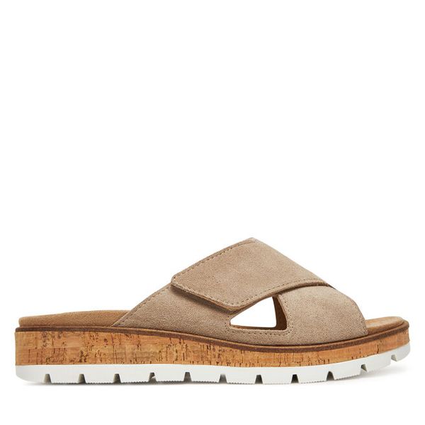 Klapki Comfortabel. Brązowe klapki Comfortabel, bez wzorów, bez obcasa, bez zapięcia. Za 309.99 zł.