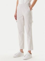 Olsen Spodnie materiałowe 14002075 Beżowy Straight Fit. Brązowe spodnie materiałowe Olsen, bez wzorów, z bawełny. Za 439.99 zł.