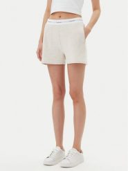 Calvin Klein Underwear Szorty sportowe 000QS7275E Beżowy Regular Fit. Brązowe szorty sportowe Calvin Klein Underwear, bez wzorów, z bawełny. Za 179.99 zł.