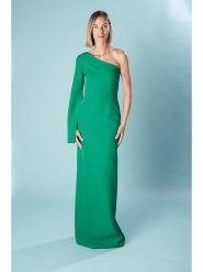 Ceylan Sukienka w kolorze zielonym rozmiar: S. Zielone sukienki Ceylan, s, bez wzorów, bez kołnierzyka, bez ramiączek, maxi. Za 418.26 zł.