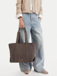 GINO ROSSI Torebka EO-LA321-2769 Szary. Szare shopper bag Gino Rossi, bez wzorów, ze skóry, bez dodatków. Za 599.99 zł.